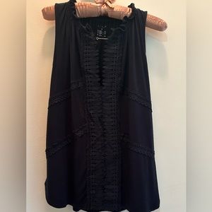 Elie Tahari Navy Top